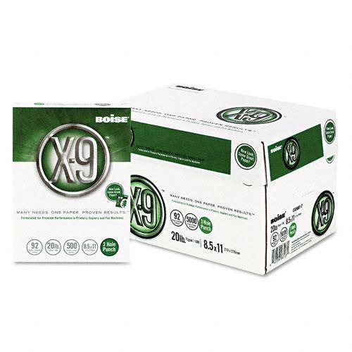 Boise X 9 Copy and Laser 3 Hole Paper (Case of 5000)   12337178