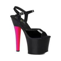 Shop Women's Pleaser Sky 309UVLG Platform Sandal Black Patent/Neon Hot ...