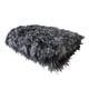 Plutus Wolf Faux Fur Grey Luxury Throw - Bed Bath & Beyond - 21009420