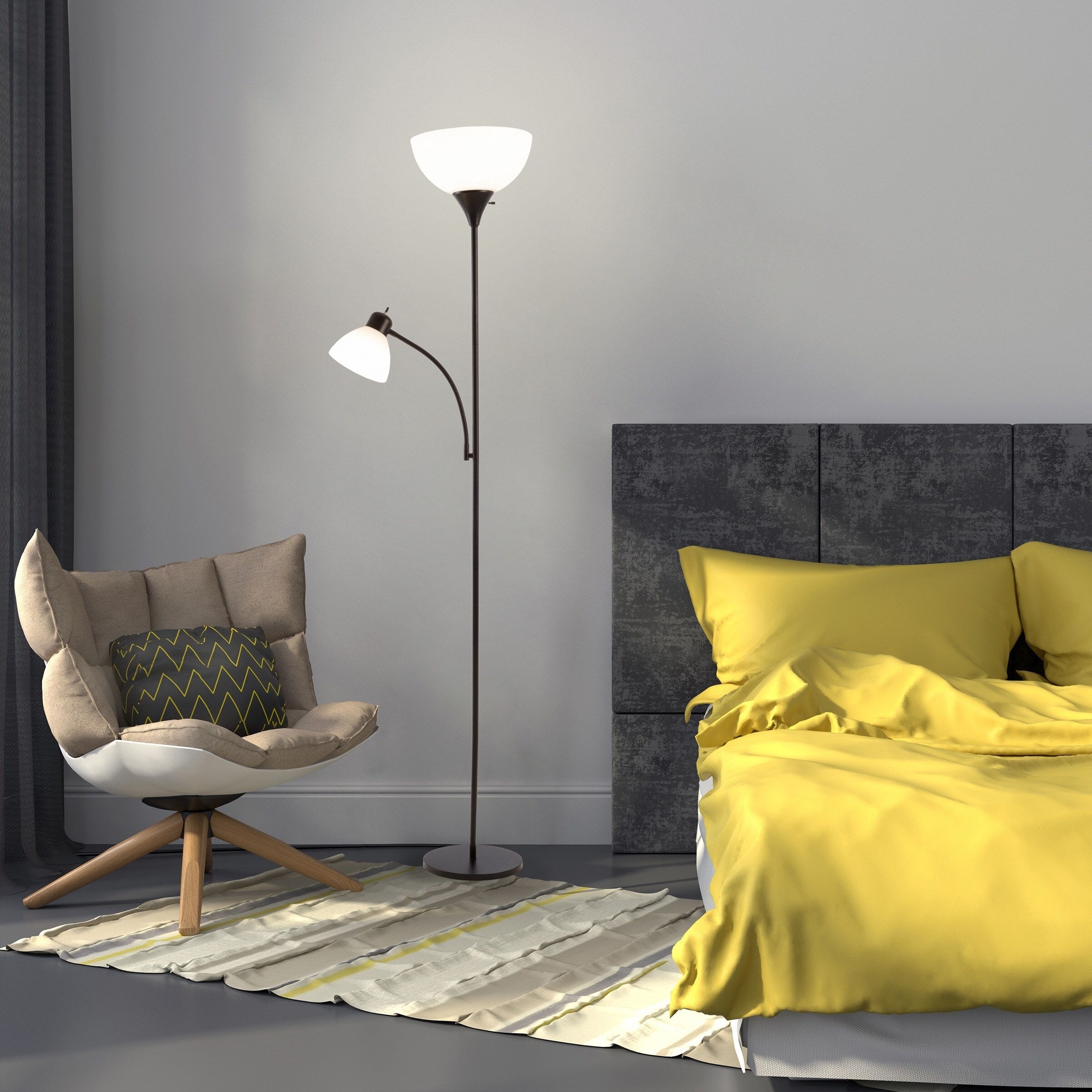 Torchiere Floor Lamp Reading Light Wh On Torchiere Floor Lamp Reading Light Wh