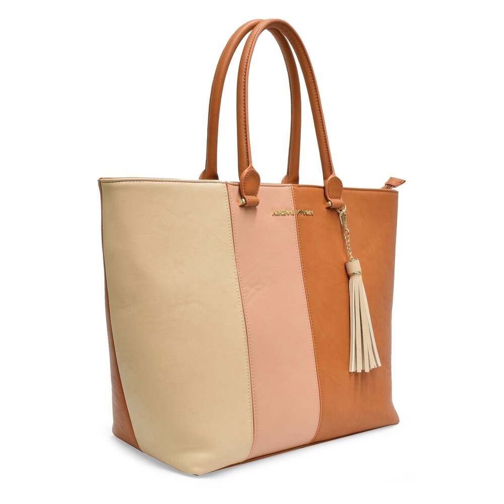 adrienne vittadini nylon workbook tote