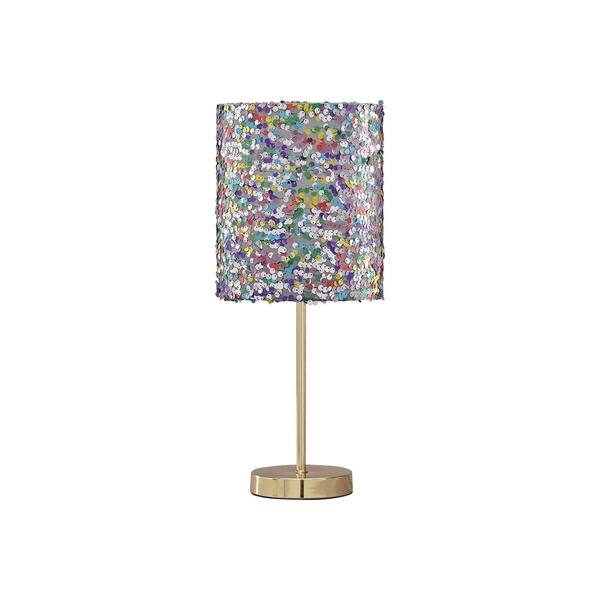 Shop Maddy Multicolored Sequin Kid S Table Lamp Overstock 21011242