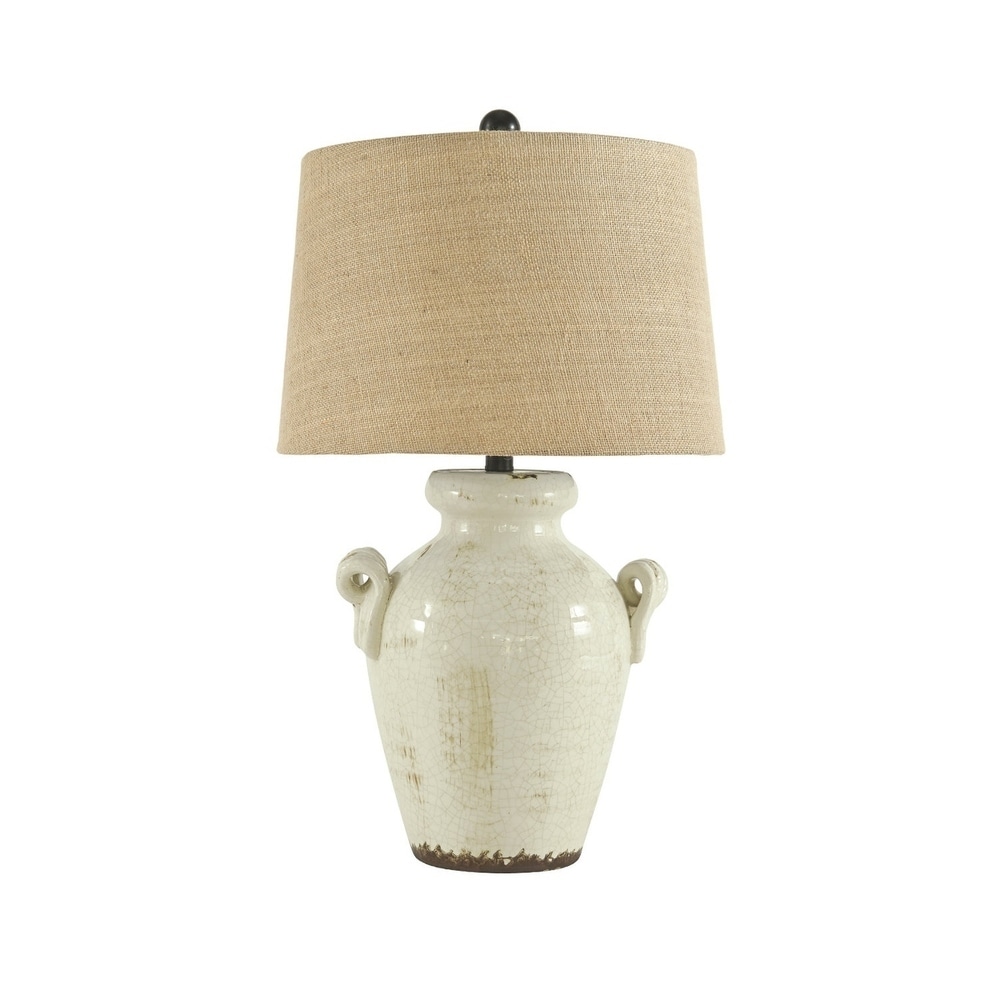 farmhouse end table lamp