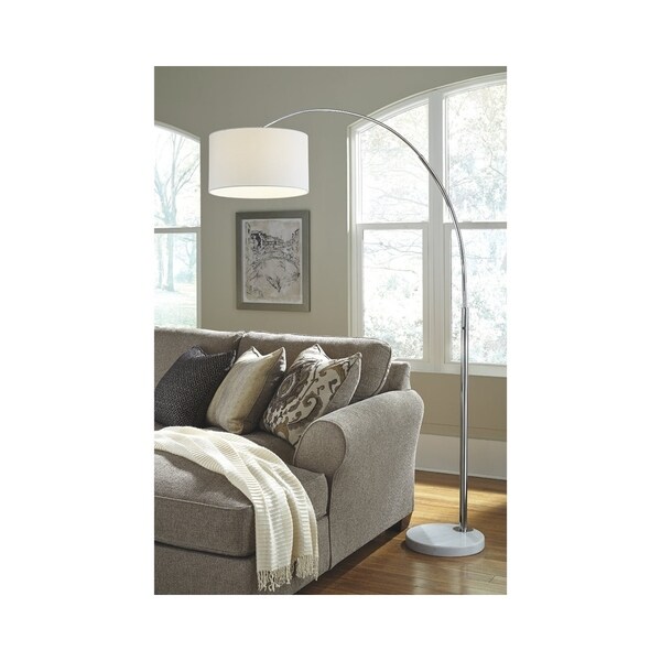 Shop Areclia Chrome Finish 88 Inch Arc Floor Lamp Ships To