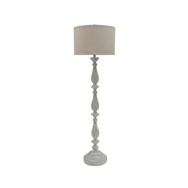 Bernadate Whitewash 62 Inch Floor Lamp Overstock 21011315