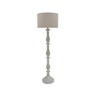 white wash floor lamp