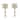 Bernadate Whitewash 33 Inch Table Lamps - Set of 2