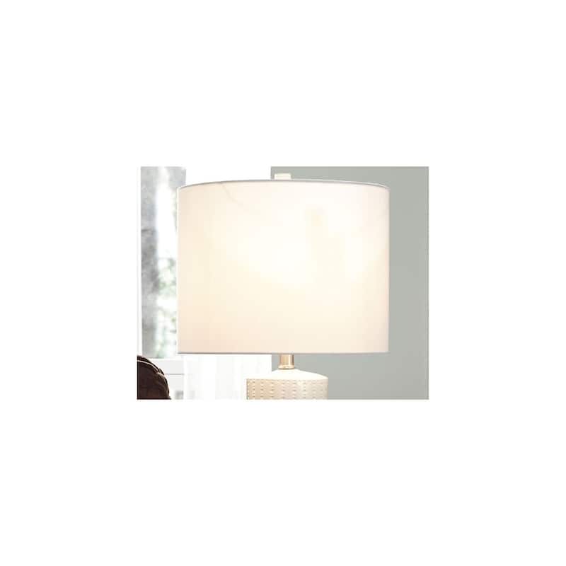 Steuben White 25 Inch Table Lamps - Set of 2