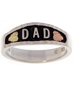 Black Hills Gold and Silver DAD Ring