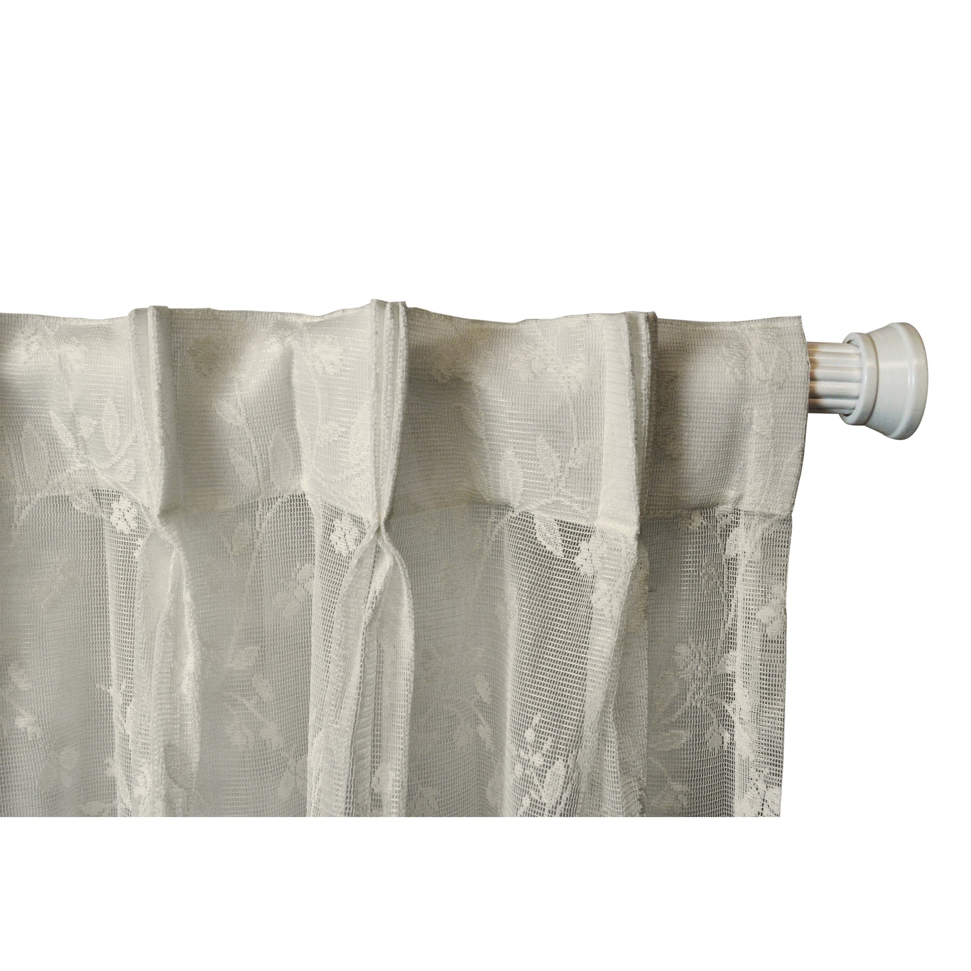 Shop Isabella Lace Pinch Pleated Top W Back Tabs Curtain Panel