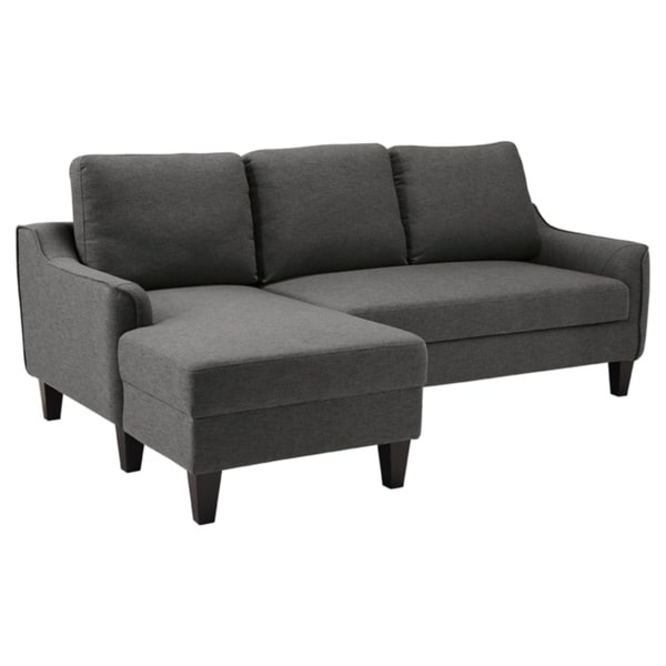 Shop Jarreau Contemporary Gray Sofa Chaise Sleeper - Free 