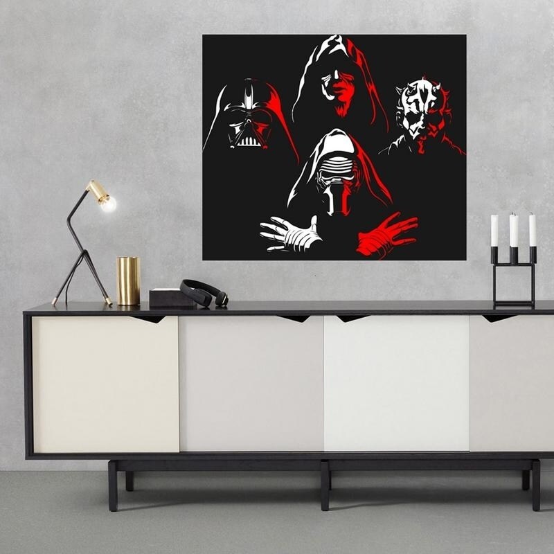 Shop Painting Faces Starwars Full Color Wall Decal Sticker K 986
