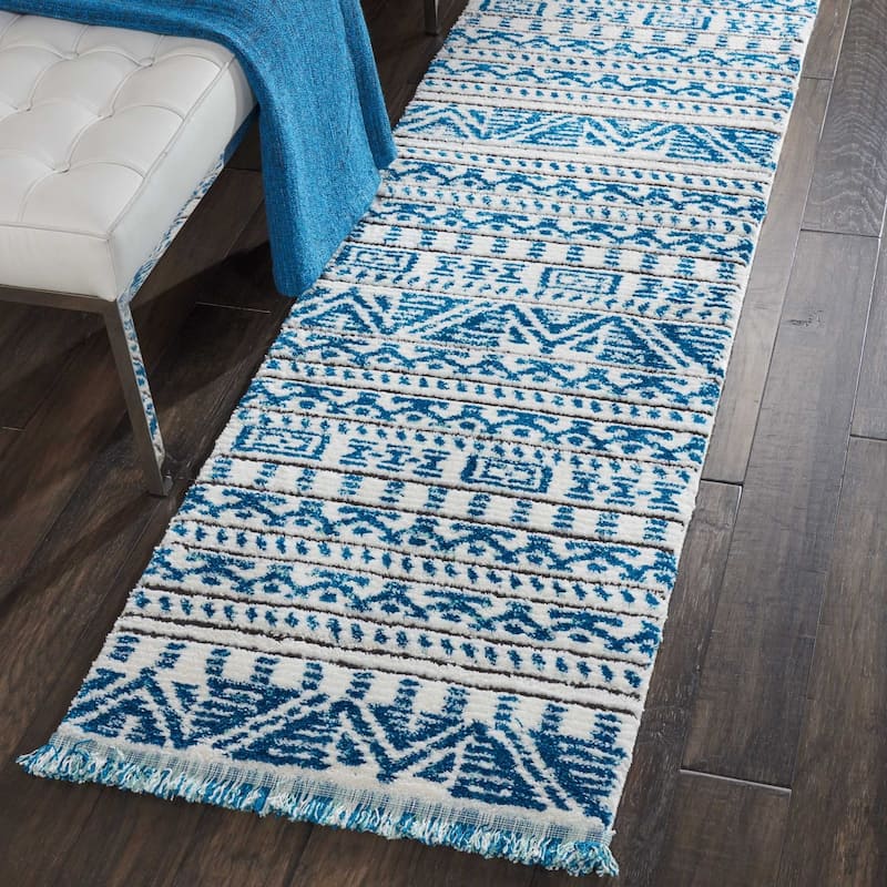 Nourison Kamala Aztec Fringe Area Rug