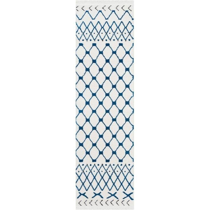 Nourison Kamala Moroccan Geometric Fringe Area Rug