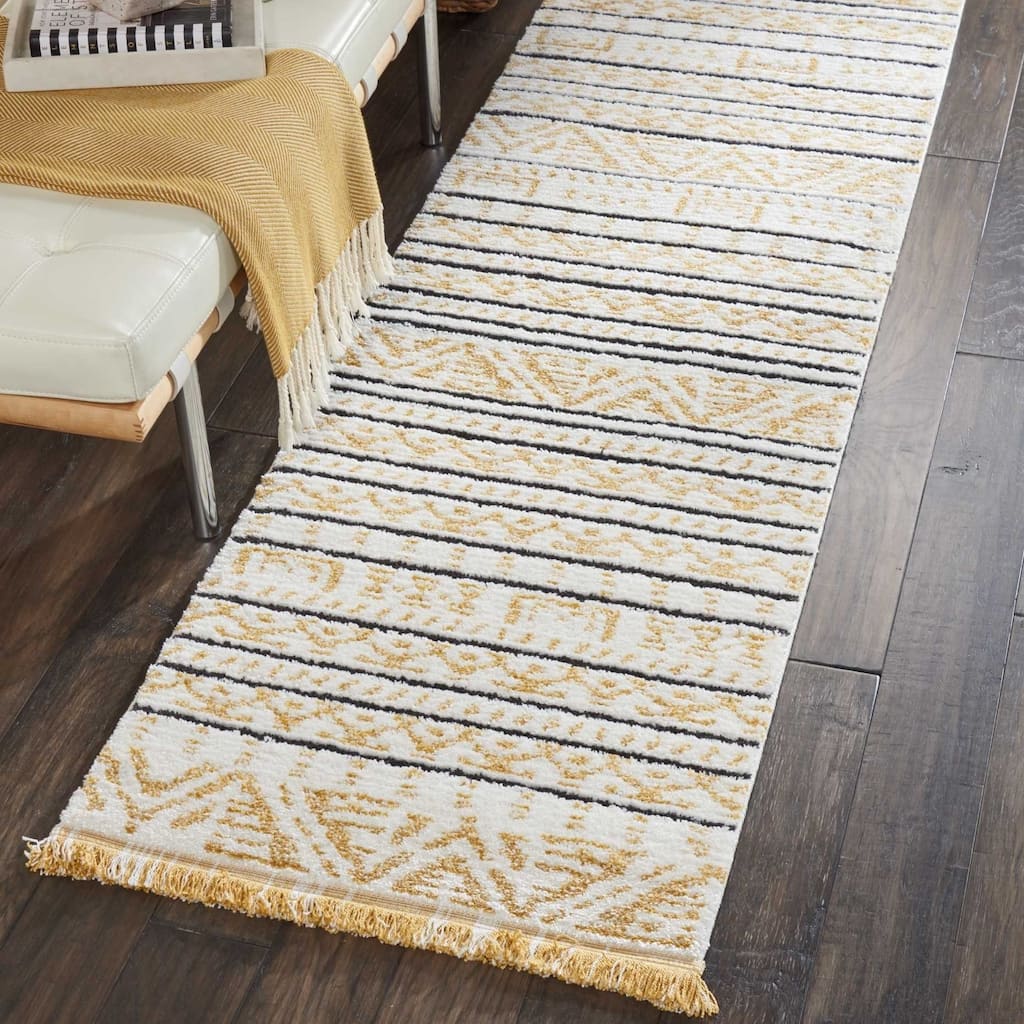 Nourison Kamala Aztec Fringe Area Rug