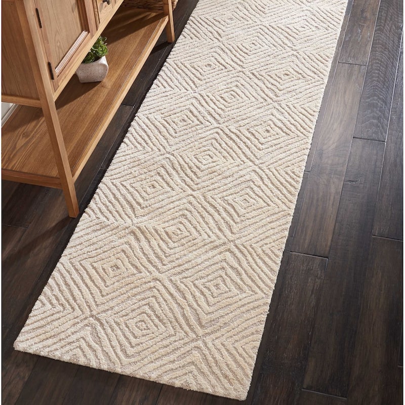Nourison Modern Geometric Hand-tufted Area Rug