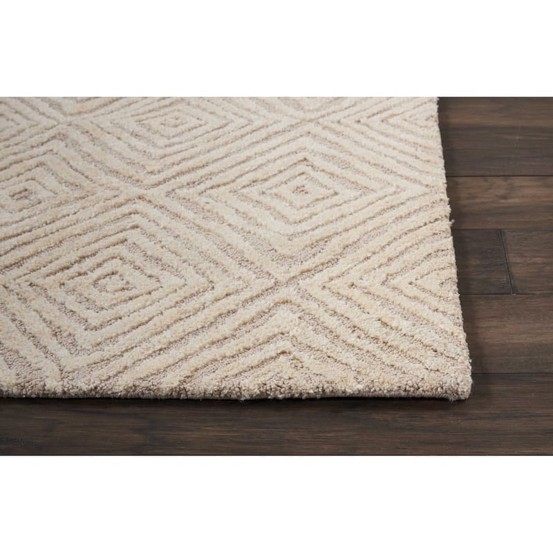 Nourison Modern Geometric Hand-tufted Area Rug