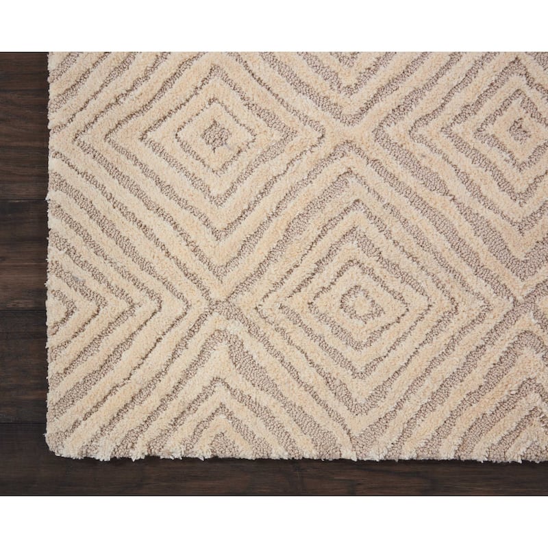 Nourison Modern Geometric Hand-tufted Area Rug