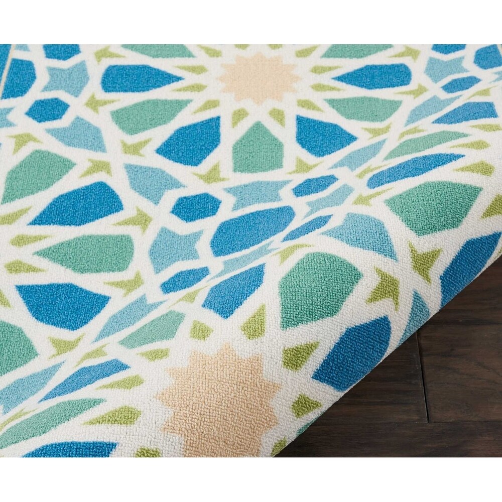 Waverly Sun N' Shade Indoor/Outdoor Porcelain 10' x 13' Area Rug