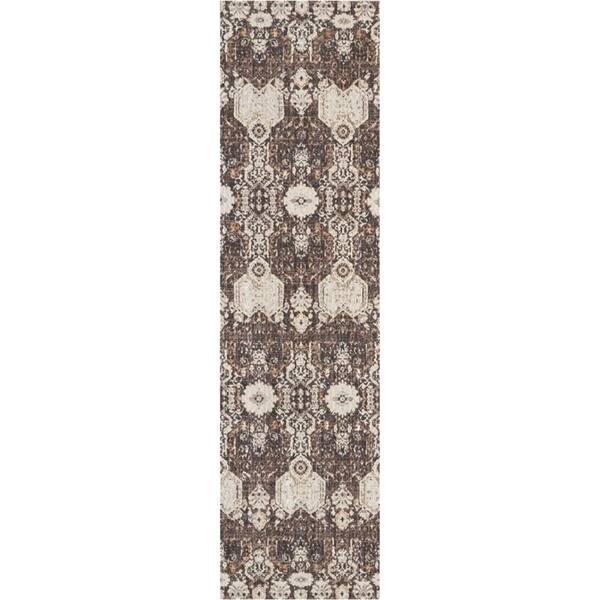 Silver Screen Floral Modern Area Rug