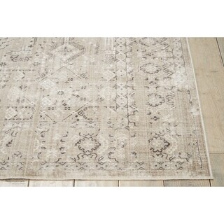 Nourison Kathy Ireland Silver Screen Tribal Floral Area Rug 4 X 6 Taupe From Overstock Com Daily Mail