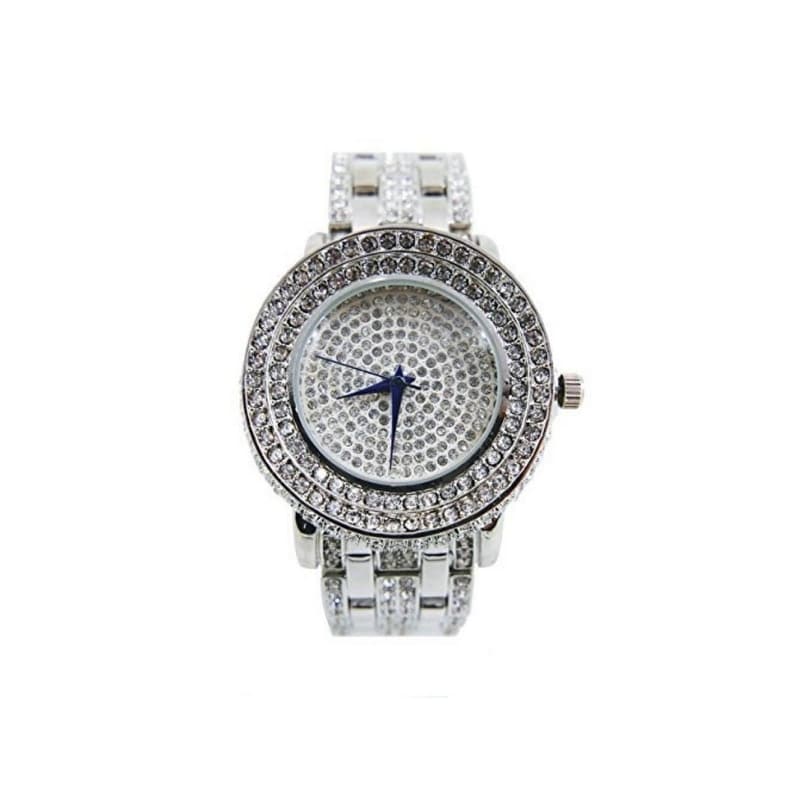iced out michael kors watch men's