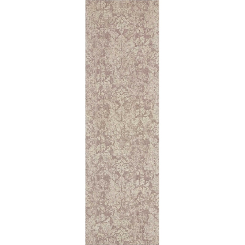 Waverly Vintage Lux Floral Area Rug - 2'3" x 7'6" Runner - Grey - Runner/Rectangle