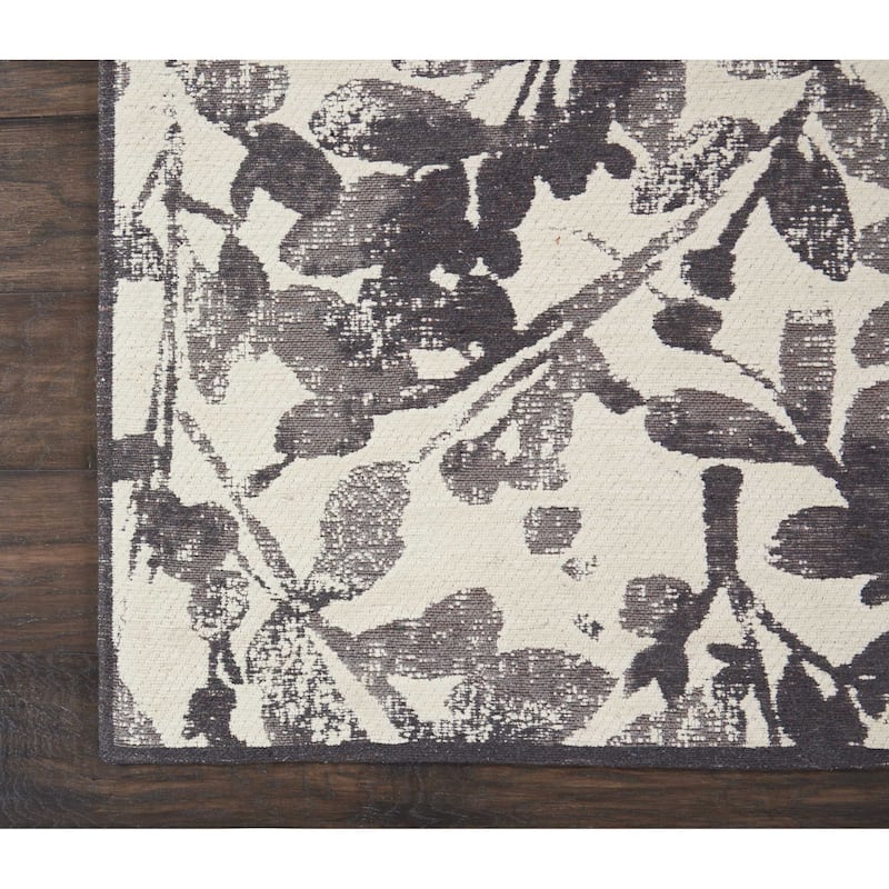 Waverly Vintage Distressed Floral Area Rug