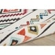 preview thumbnail 6 of 5, Nourison Tribal Decor Aztec Print Area Rug 2' 2" x 7' 9" - White/Multi - Runner