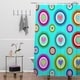preview thumbnail 1 of 1, Lisa Argyropoulos Love Love Love Aquamint Shower Curtain