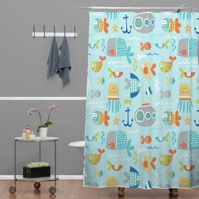 Wendy Kendall Sealife Shower Curtain