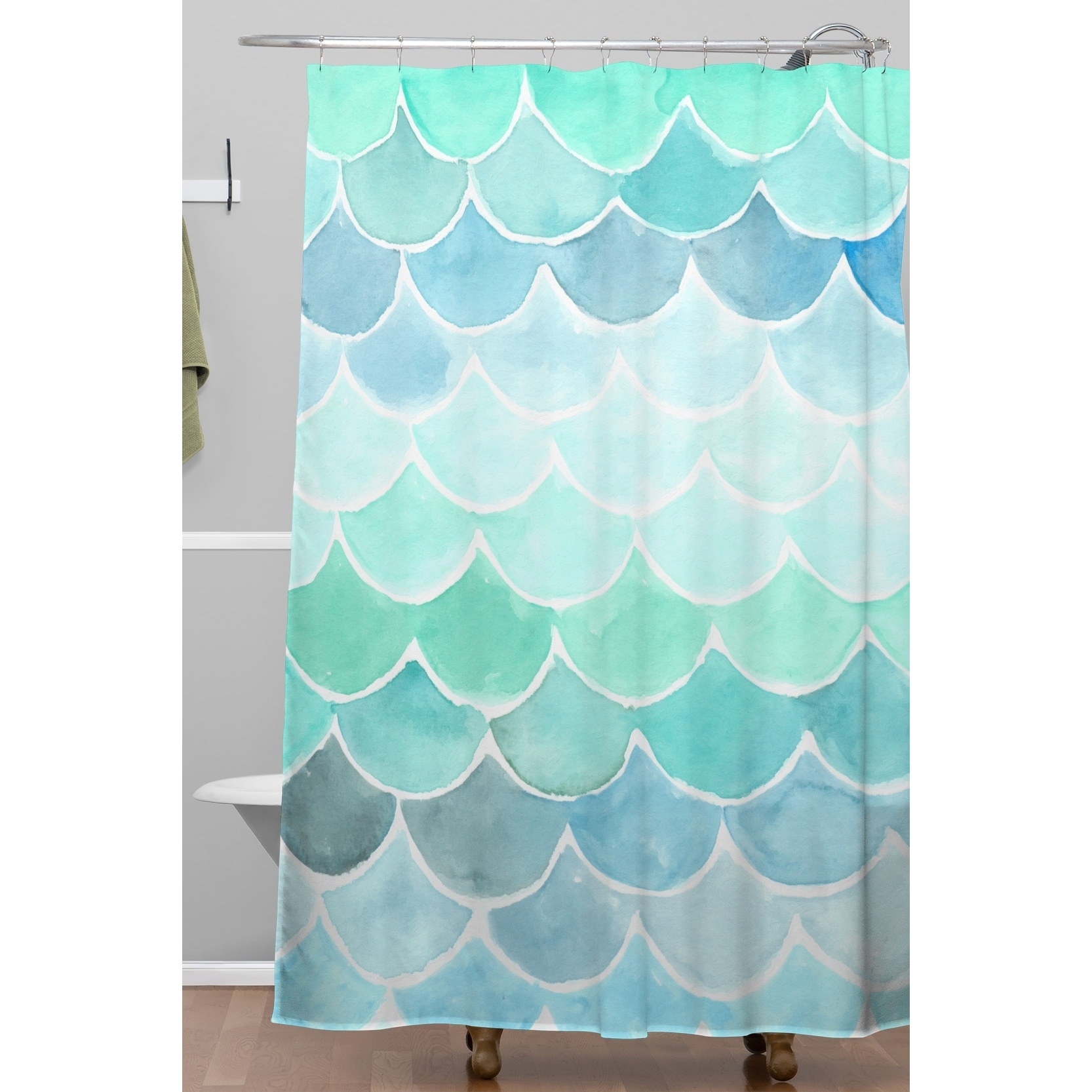 mermaid shower curtain