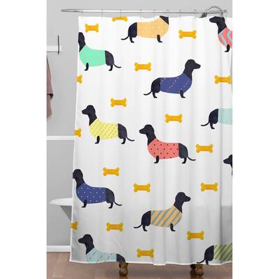 Hello Sayang Doggies Shower Curtain