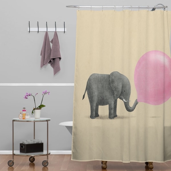 Terry Fan Jumbo Bubble Gum Shower Curtain. Opens flyout.