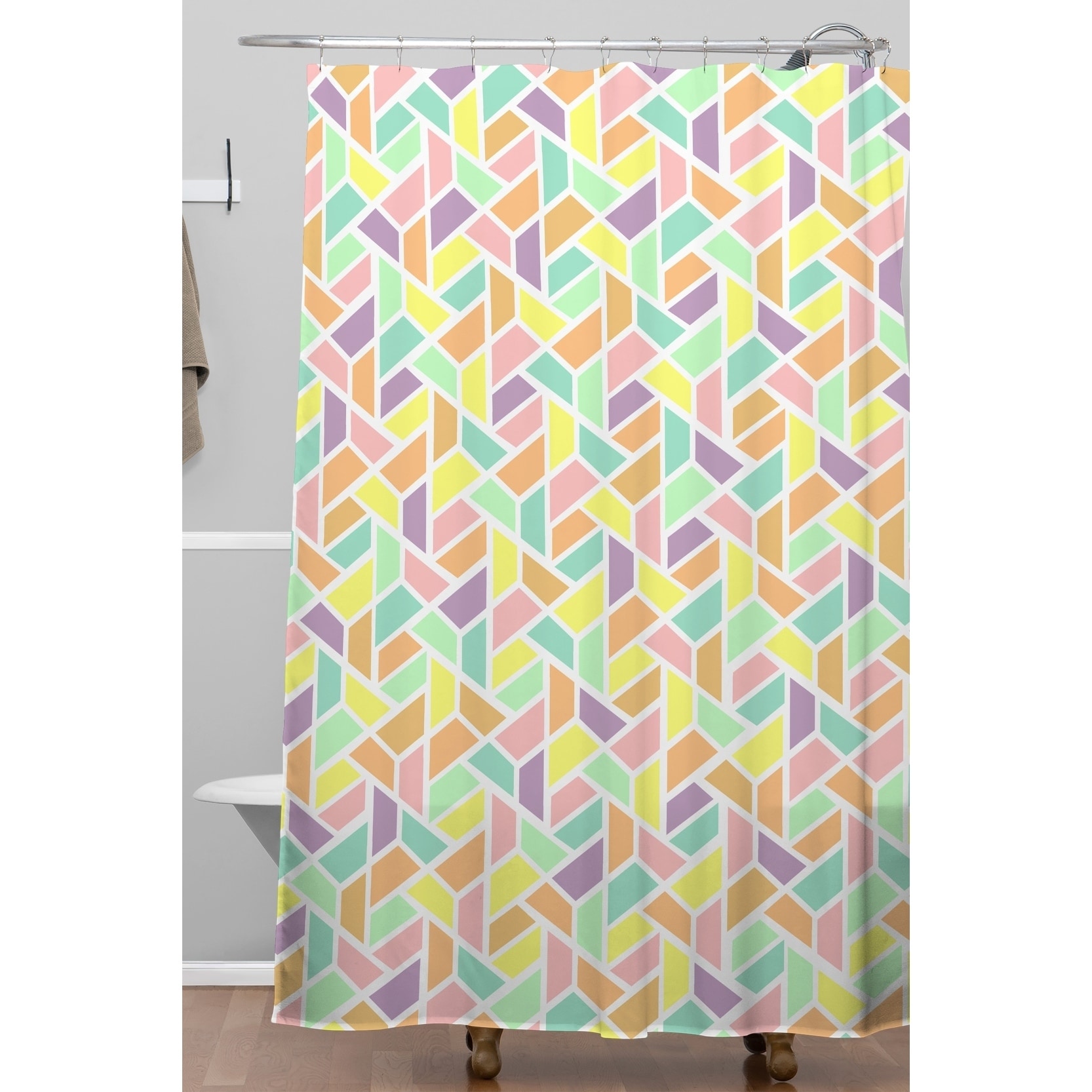 bright shower curtains