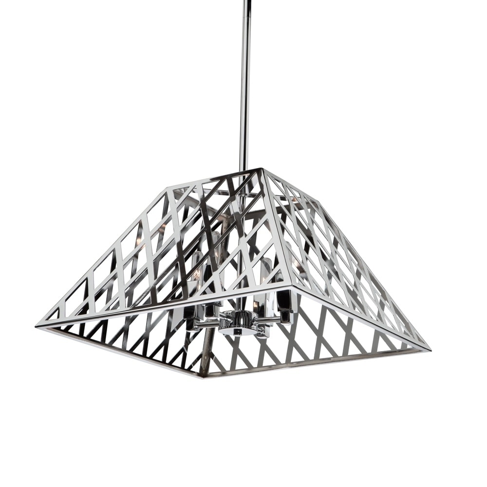 Artcraft Lighting Jardin 4 Light  Chrome Chandelier - Chandeliers For Bedrooms by Overstock.com