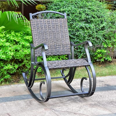 International Caravan Ibiza Aluminum Porch Rocker