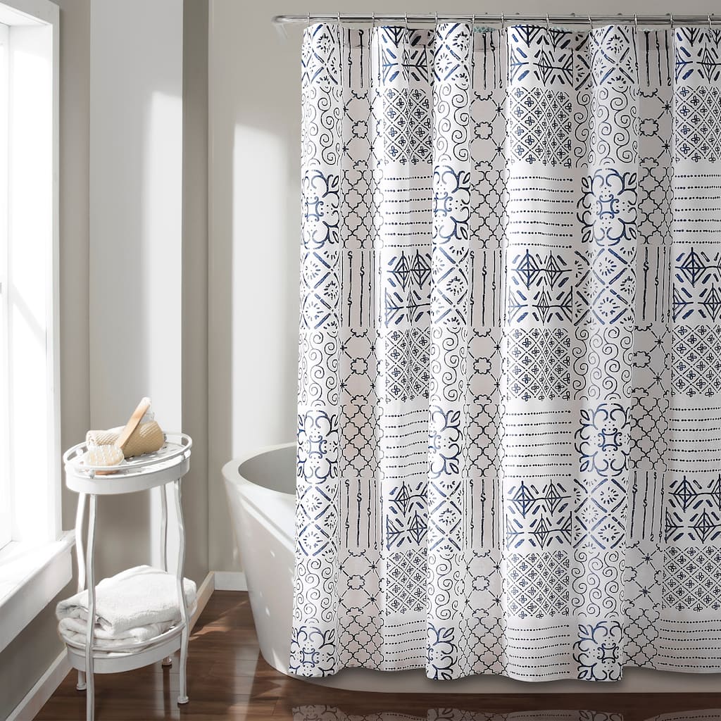 The Curated Nomad Sandia Shower Curtain
