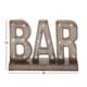 preview thumbnail 6 of 9, Brown Metal Bar Decorative Sign with LED Lights
