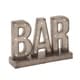 preview thumbnail 5 of 9, Brown Metal Bar Decorative Sign with LED Lights