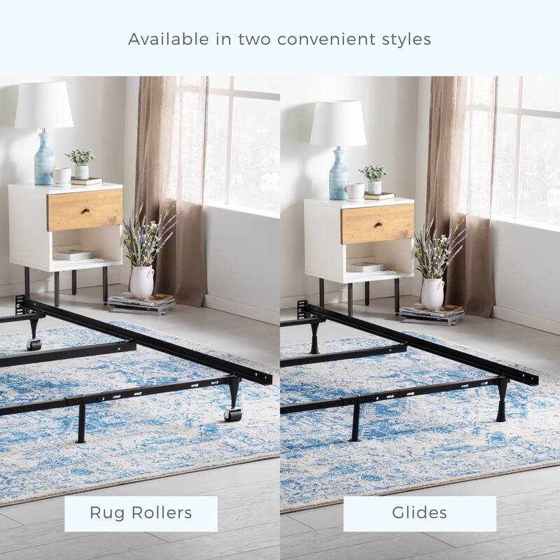 OSleep Brookside Adjustable Queen/ Full/ Twin Metal Bed Frame