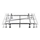 OSleep Brookside Adjustable Queen/ Full/ Twin Metal Bed Frame