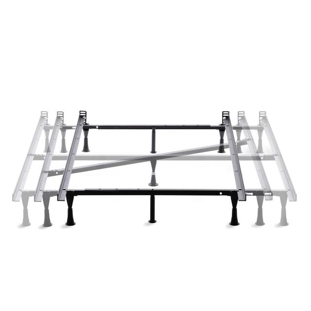 OSleep Brookside Adjustable Queen/ Full/ Twin Metal Bed Frame