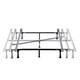 OSleep Brookside Adjustable Queen/ Full/ Twin Metal Bed Frame