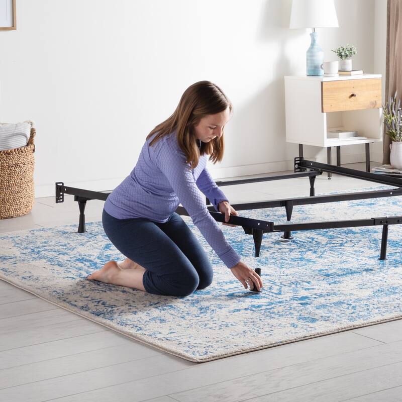 OSleep Brookside Adjustable Queen/ Full/ Twin Metal Bed Frame