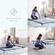 OSleep Brookside Adjustable Queen/ Full/ Twin Metal Bed Frame