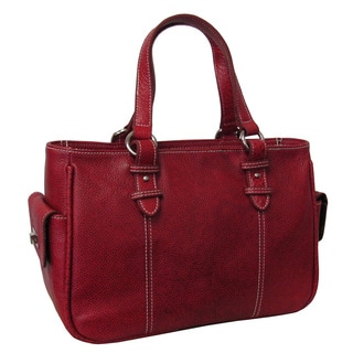 Amerileather Women's Sophisticated Leather Shopper Tote Bag