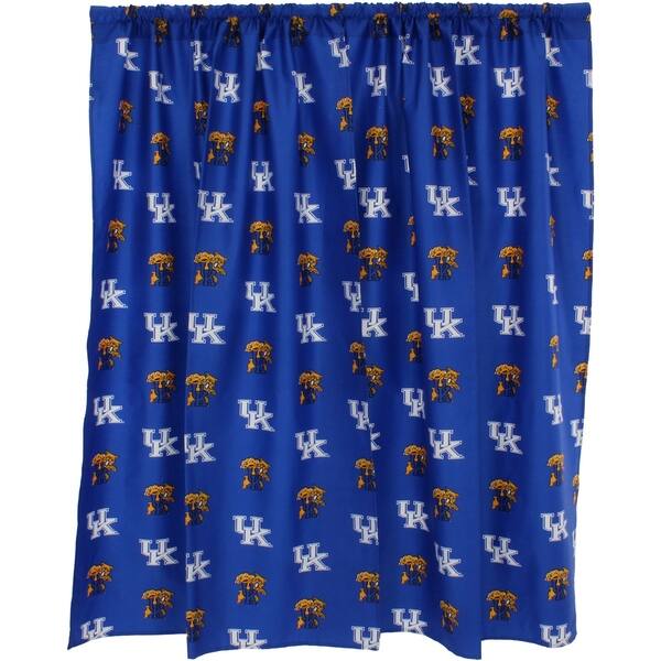 Kentucky Wildcats 100 Cotton, Curtain Panels, Set of 2 On Sale Bed
