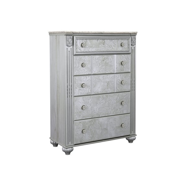 Shop Zolena Champagne Chest Of Drawers Free Shipping Today