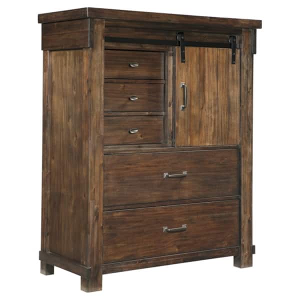 slide 2 of 3, Signature Design by Ashley Jacinto Brown Chest of Drawers